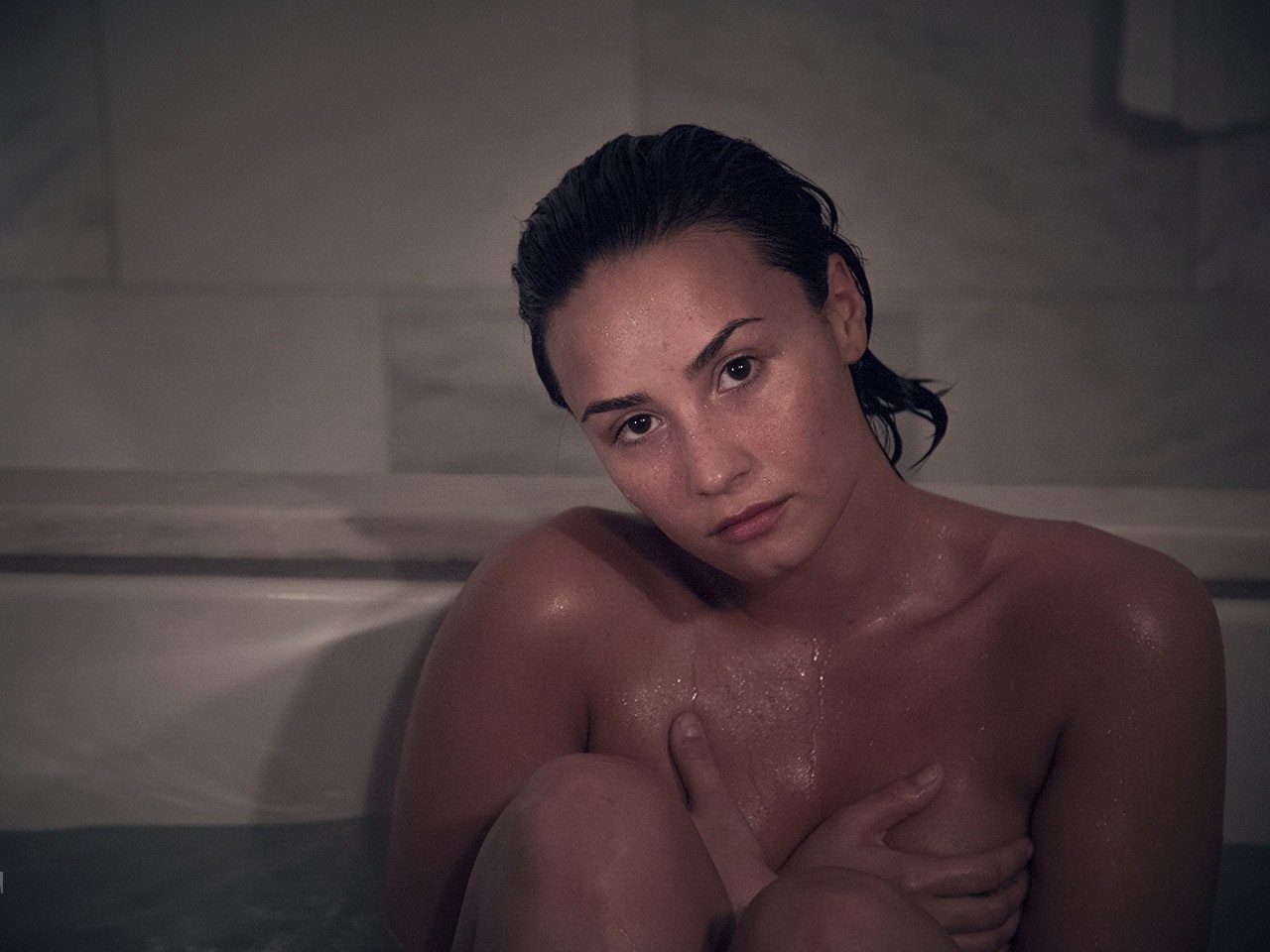 Demi Lovato Half Naked date tumblr