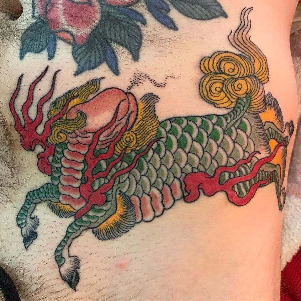 christine rizzuto recommends dragon tatto on penis pic
