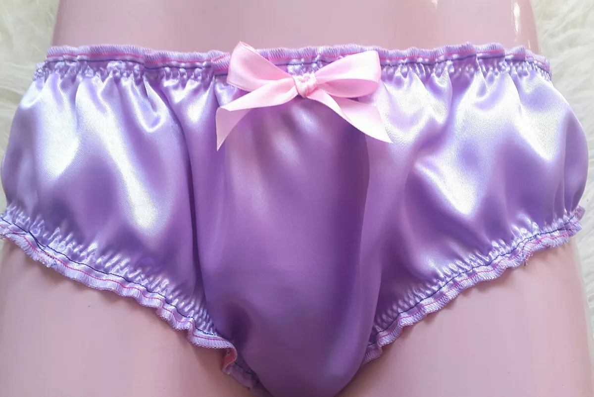 double lined satin panties