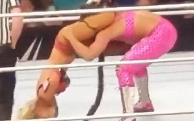 christine marie leone add photo wardrobe malfunction in wwe