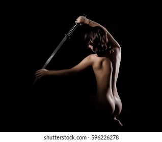 Naked Women With Swords girls caroline