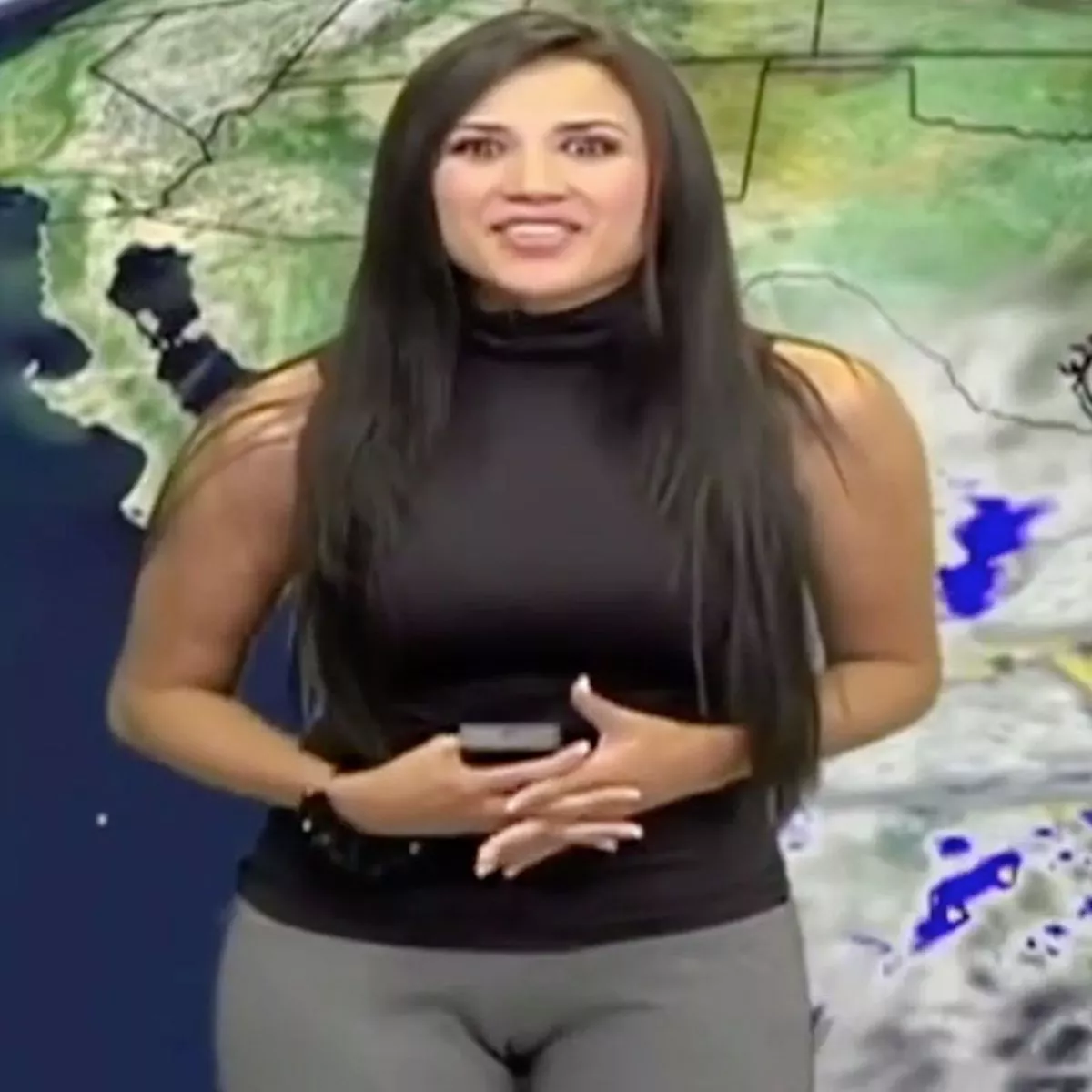 Mexican Weather Girl Camel Toe shirt teen