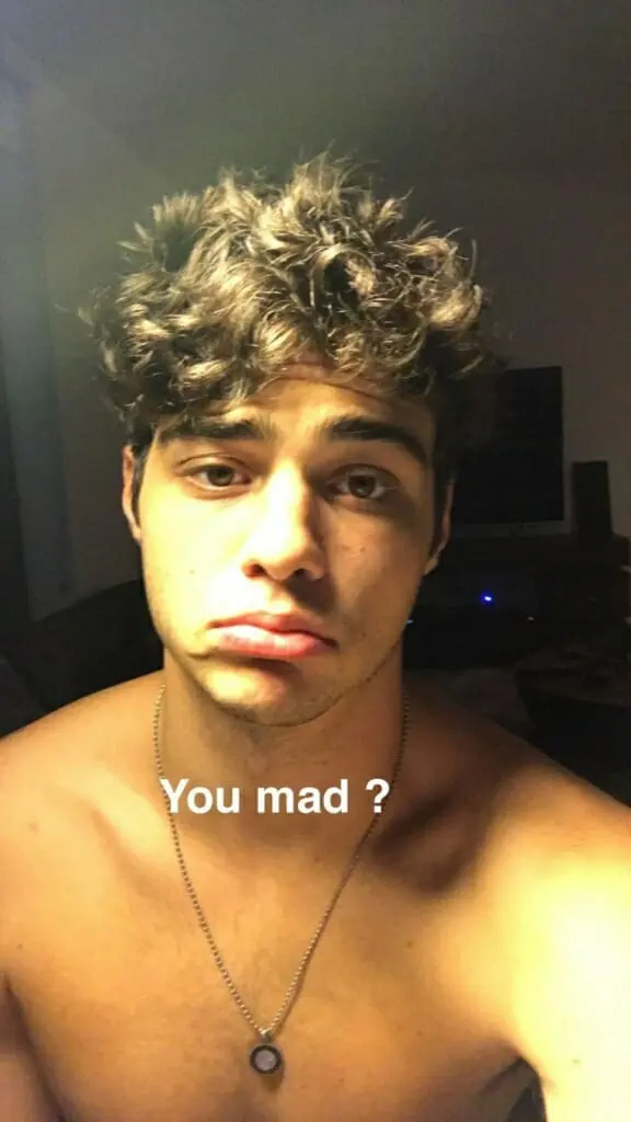 crystal mckoy share noah centineo jerk off photos