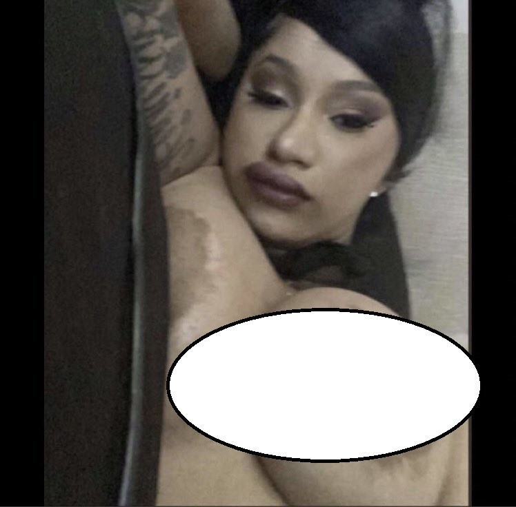 Cardi B Tits Nude with couple