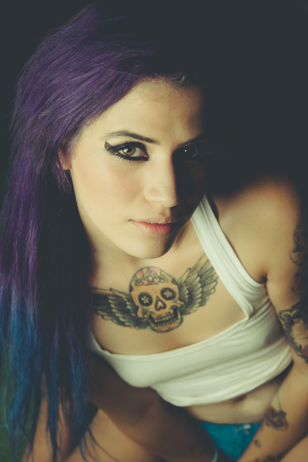 debbi joseph share blue hair tattoo girl nude photos