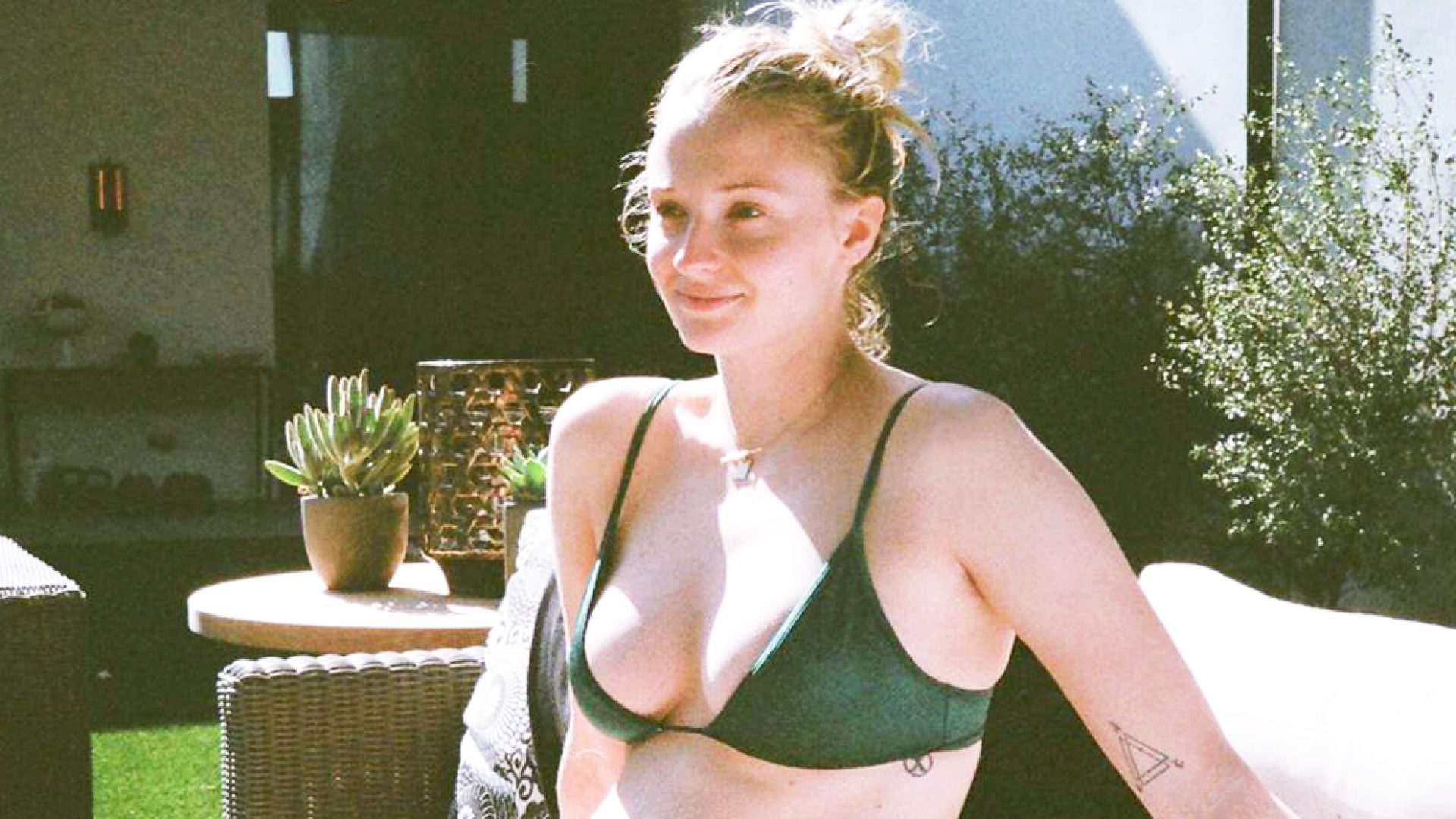 christine tosti share sophie turner in a bikini photos
