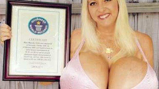 chondro bindu recommends world record biggest boobs pic