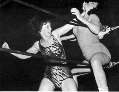 vintage women pro wrestling