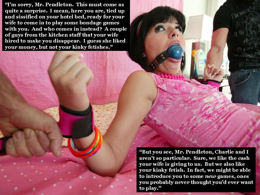 anita chambers recommends sissy slut bondage captions pic