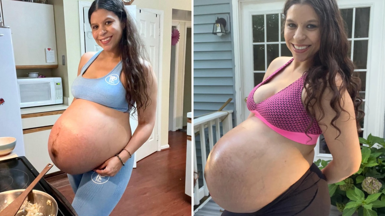 dortha griffith add pregnant bellies with triplets photo