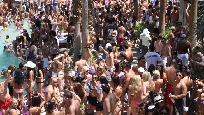 Best of Spring break strip contest