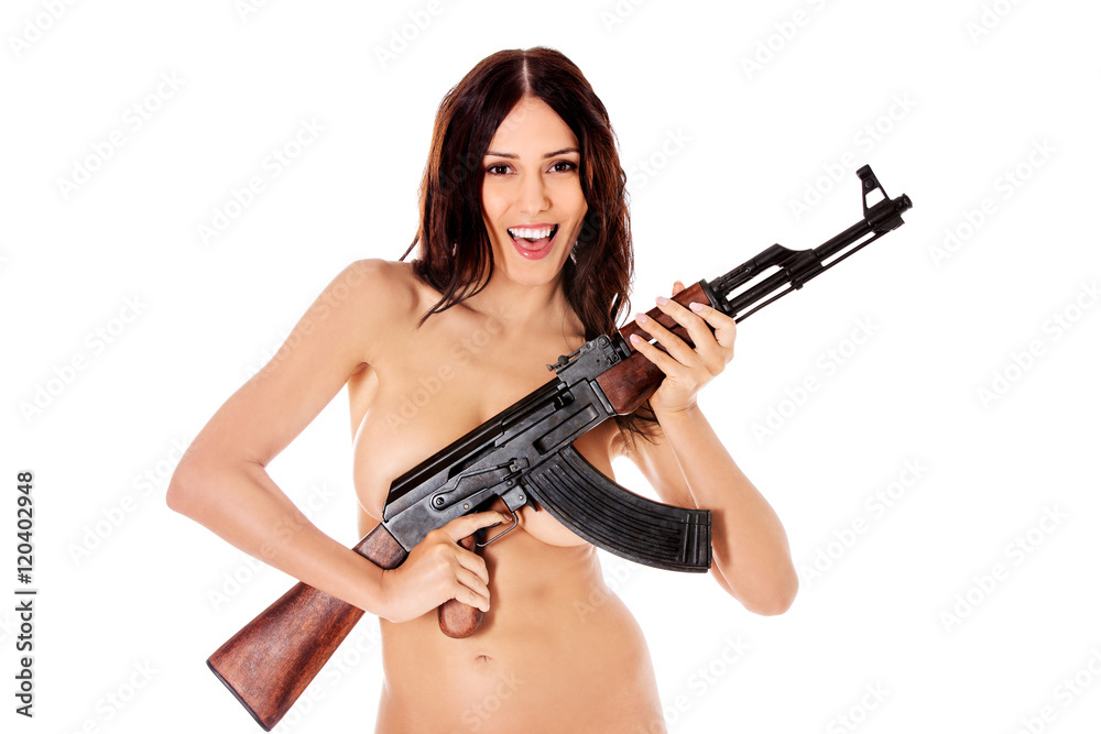 daniel maroney add naked girls holding guns photo