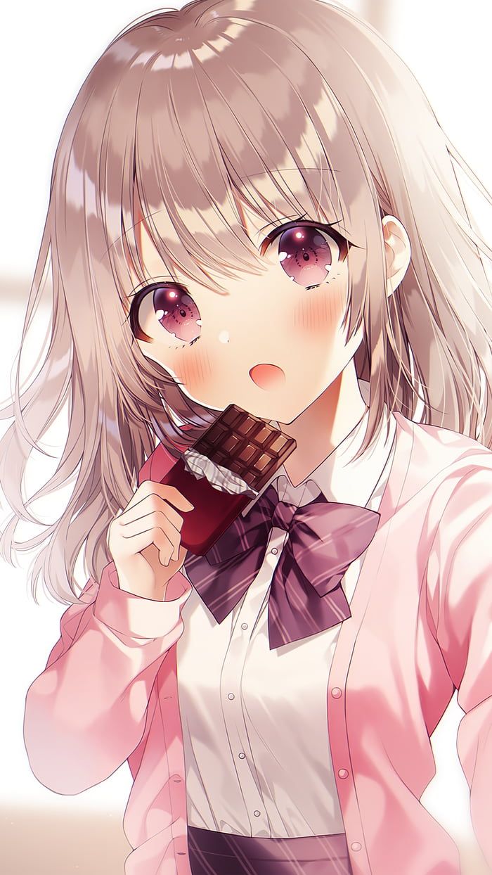 david mcclinton share anime girl with chocolate photos