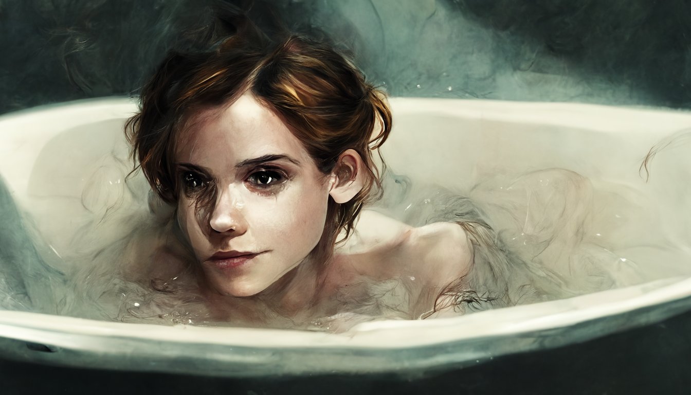 Emma Watson Tub wife adventure