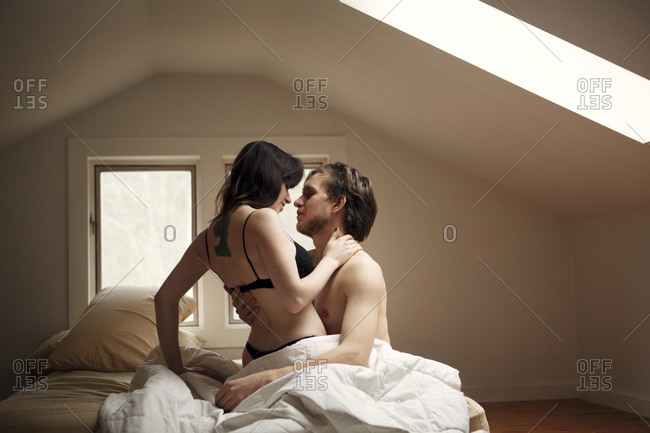 Best of Hot couple on bed
