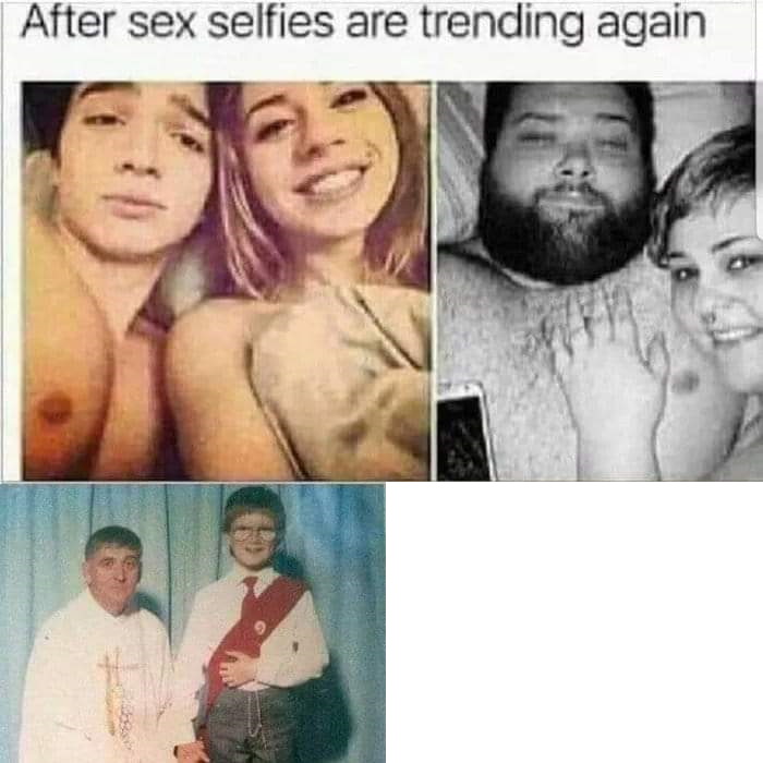 after sex selfies meme