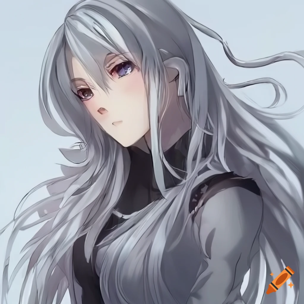 dawn mincey recommends anime gray haired girl pic