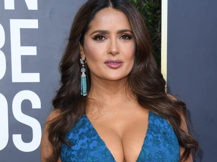 angelica paradero recommends salma hayek breast pics pic