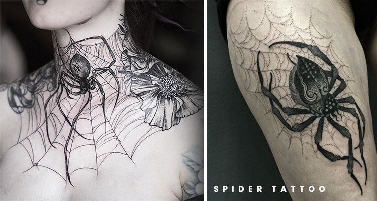 Spider Web Throat Tattoo stop porn