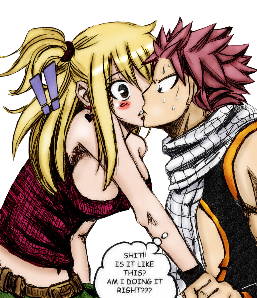 aaron diercks recommends fairy tail lucy kiss pic