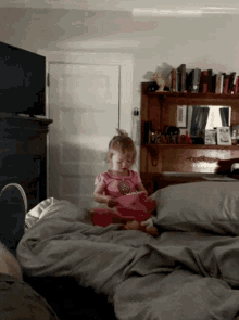 aafreen fathima recommends dive into bed gif pic