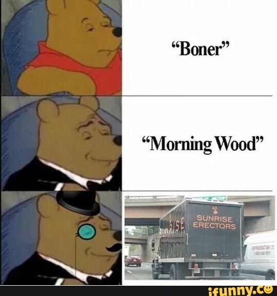 alistair mcalpine recommends morning wood meme pic