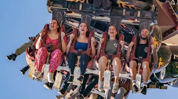 crystal pierre add boobs fall out on roller coaster photo