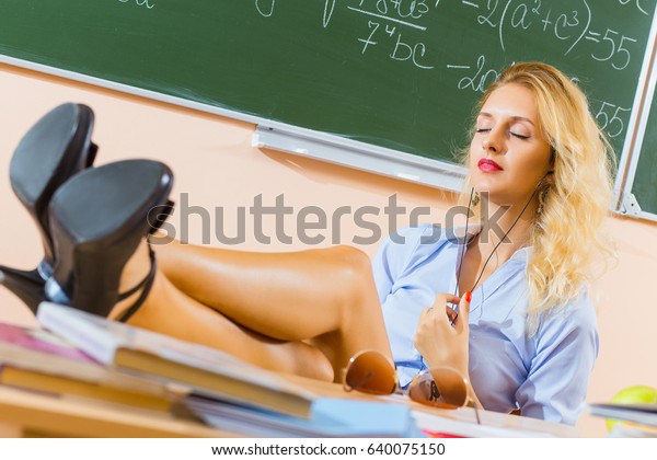Sexy Teacher In Classroom near gatlinburg