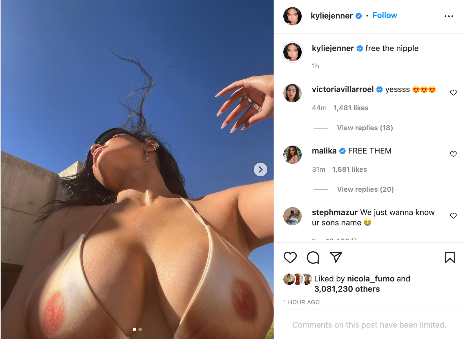 arif jabbar recommends kylie jenner boobs nude pic