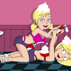 american dad mia and sandy