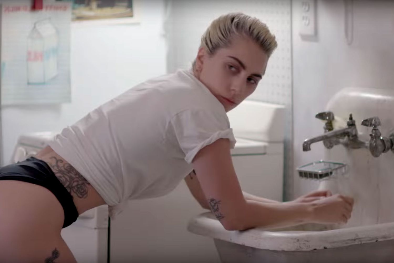 Lady Gaga Boobs A Star Is Born jilling together