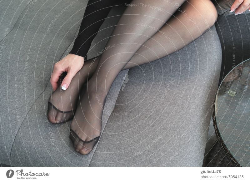 Best of Ladies in black nylons