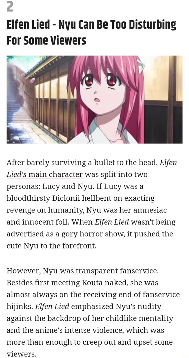 chayang aja recommends Elfen Lied Nude