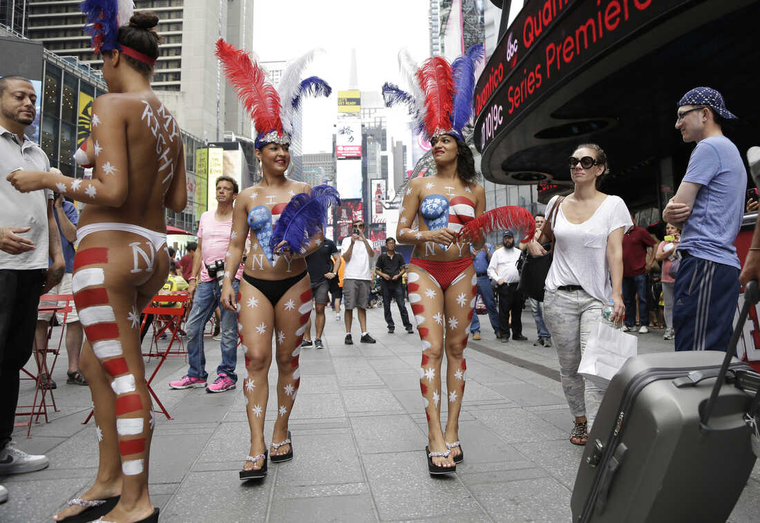 brijesh ravi recommends topless women in new york pic