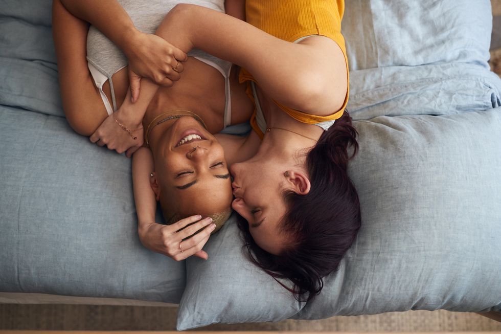 sleeping lesbian sex videos