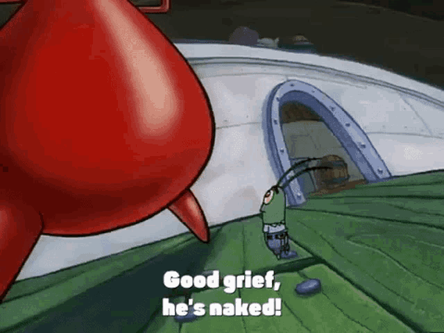 cedrick henry recommends naked mr krabs pic