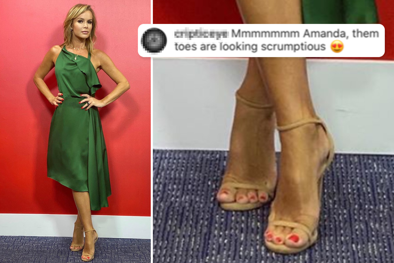 darryl adkins recommends amanda holden feet pic