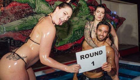 ana patricio recommends mixed oil wrestling pic