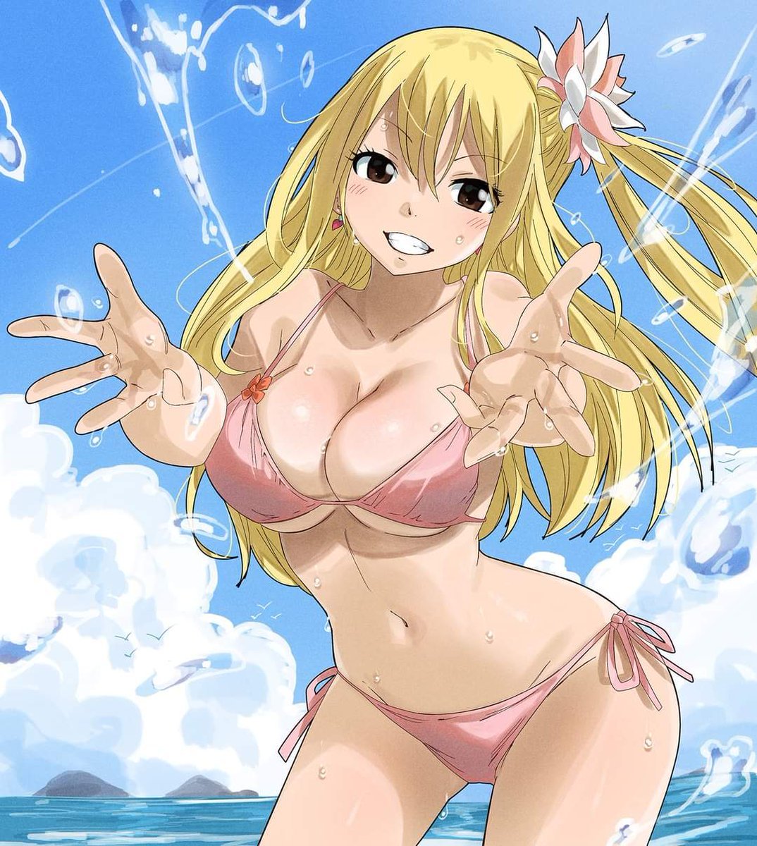lucy fairy tail tits