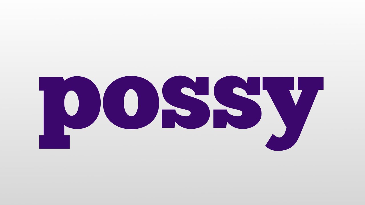 Best of What does possy mean