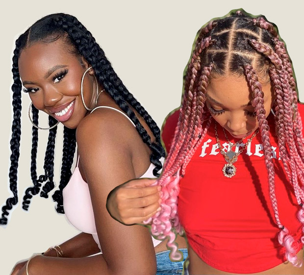 chandler snell recommends coi leray braids with curly ends pic