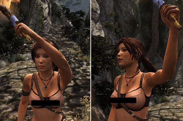 Best of Lara croft nude code
