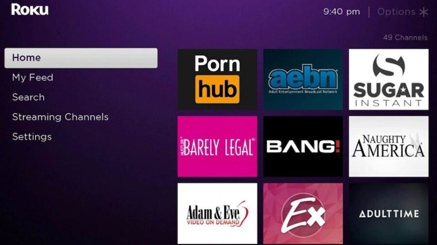 roku private channels porn
