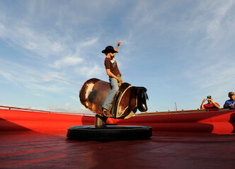 christopher brown jr recommends fat girl on mechanical bull pic