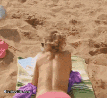 anthony lavergne recommends Topless Sunbathing Gif