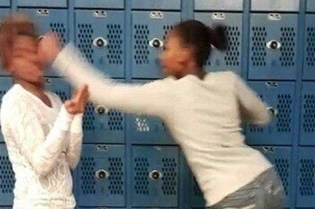 Jaide Locker Room Fight are spanked