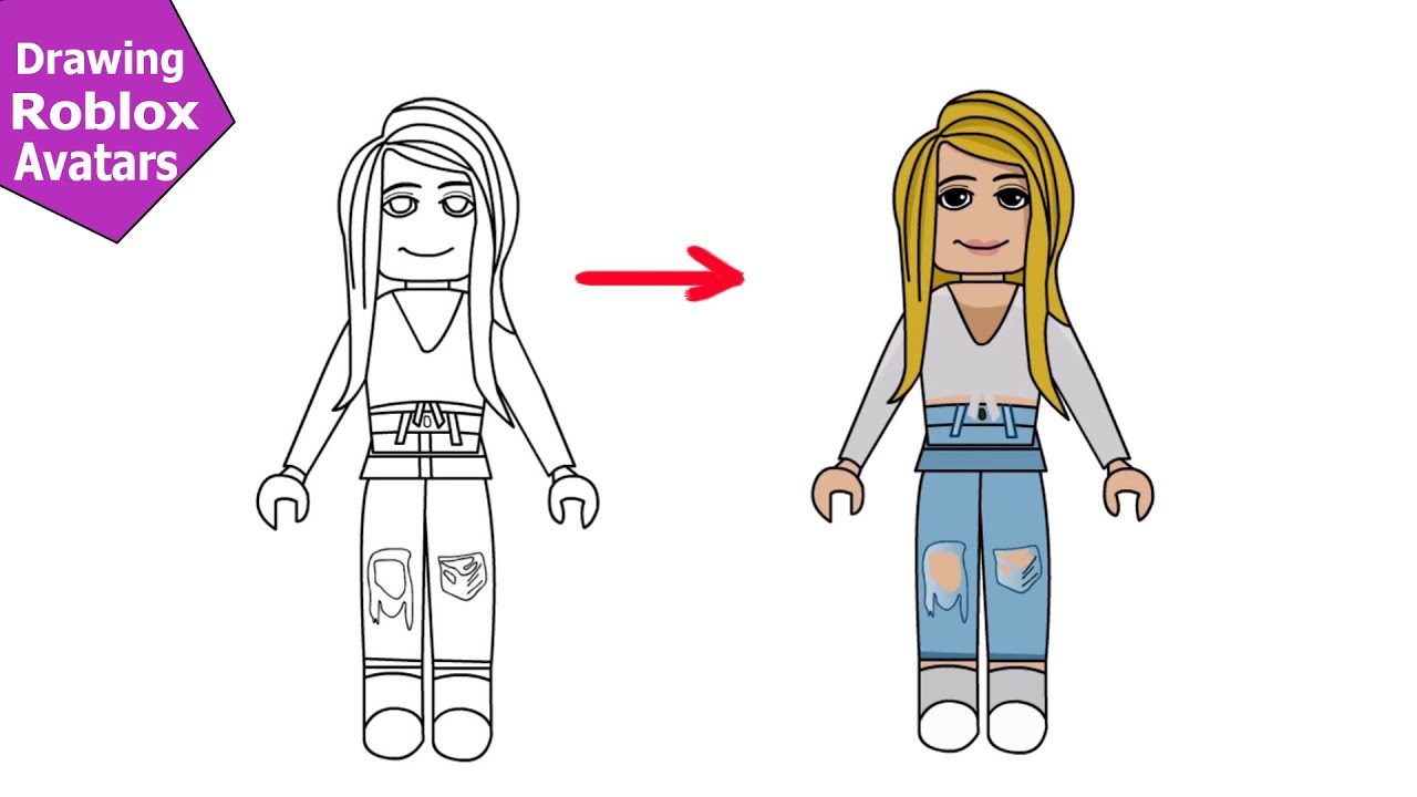 carolyn dierickx recommends How To Draw A Roblox Character Girl