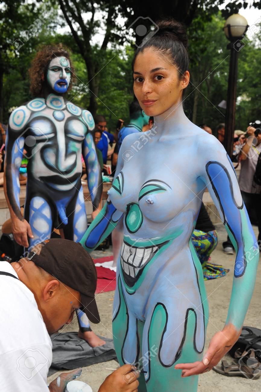Best of Body paint models nude
