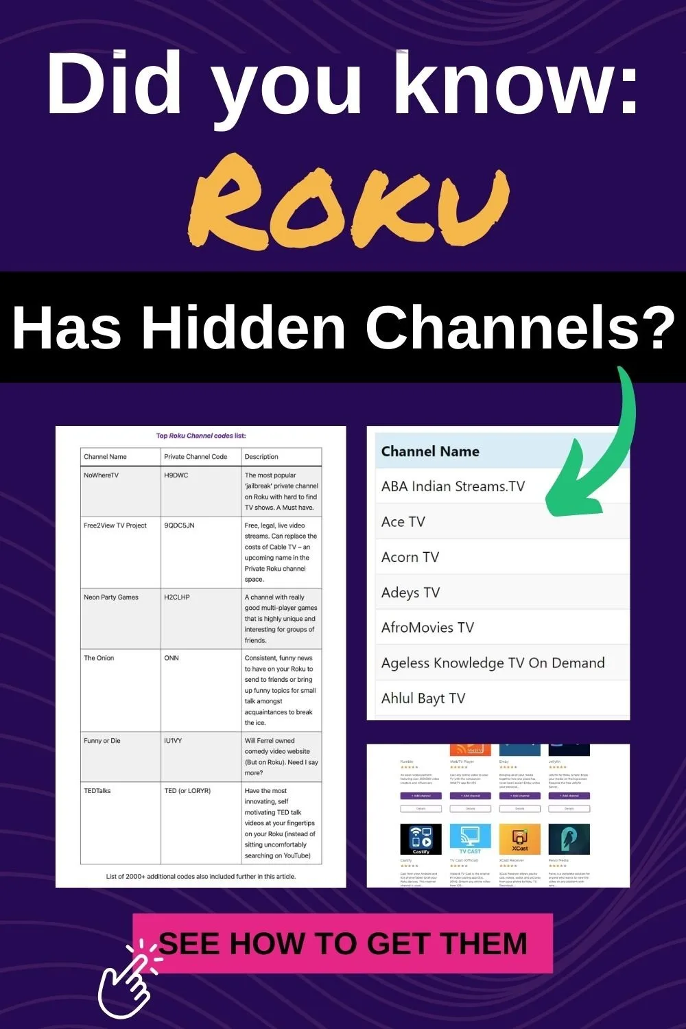 anthony paula recommends roku private channels porn pic