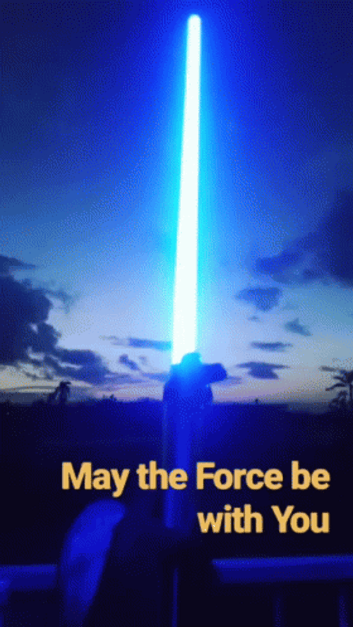 deborah e kelly recommends Star Wars May The Force Be With You Gif